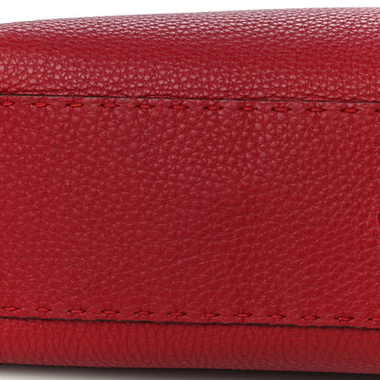 Fendi Cuoio Romano Selleria Bi-Color Medium Peekaboo Iconic Satchel Rosso Latte 18 of 18