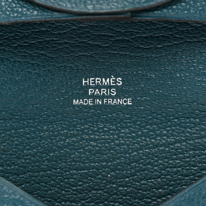 Hermes Chevre Mysore Bastia Coin Purse Vert Bosphore 6 of 8