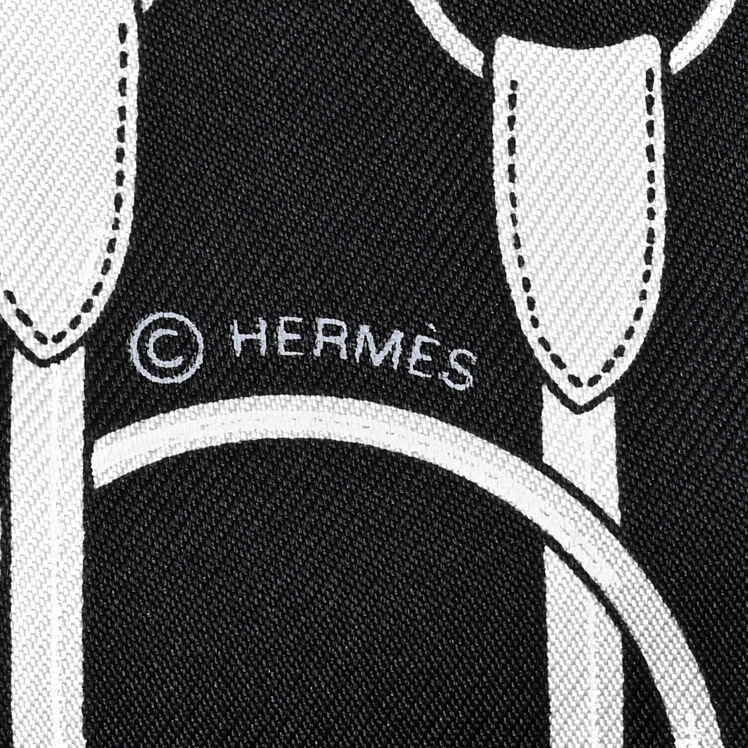 Hermes Silk Jumping Twilly Black Vert Rouge 4 of 4