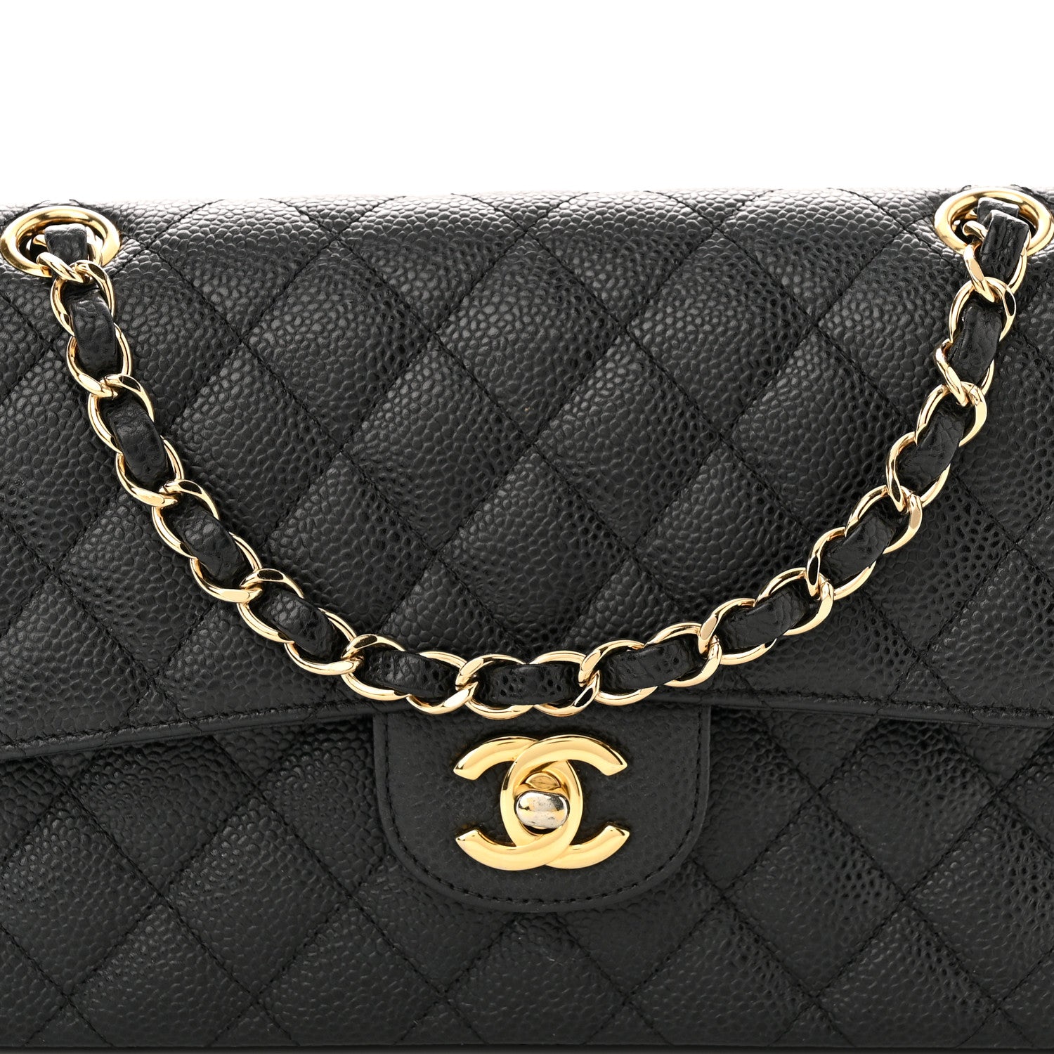 Chanel Caviar Quilted Small Double Flap Black 8 of 11