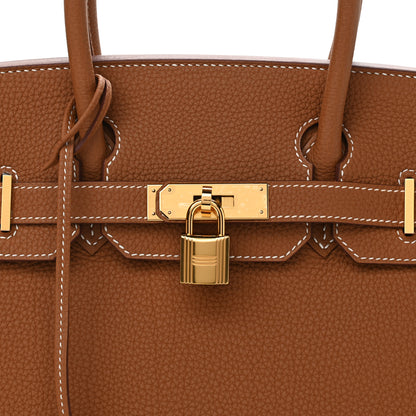 Hermes Togo Birkin 30 Gold 7 of 10