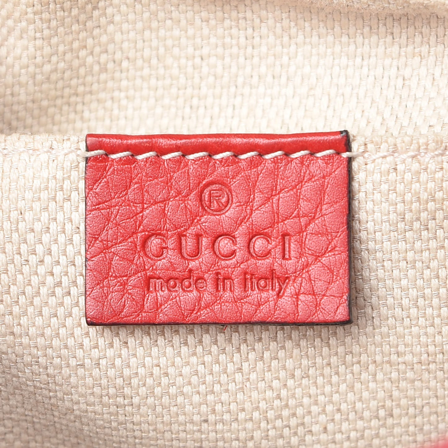 Pebbled Calfskin Small Soho Disco Bag Tabasco Red