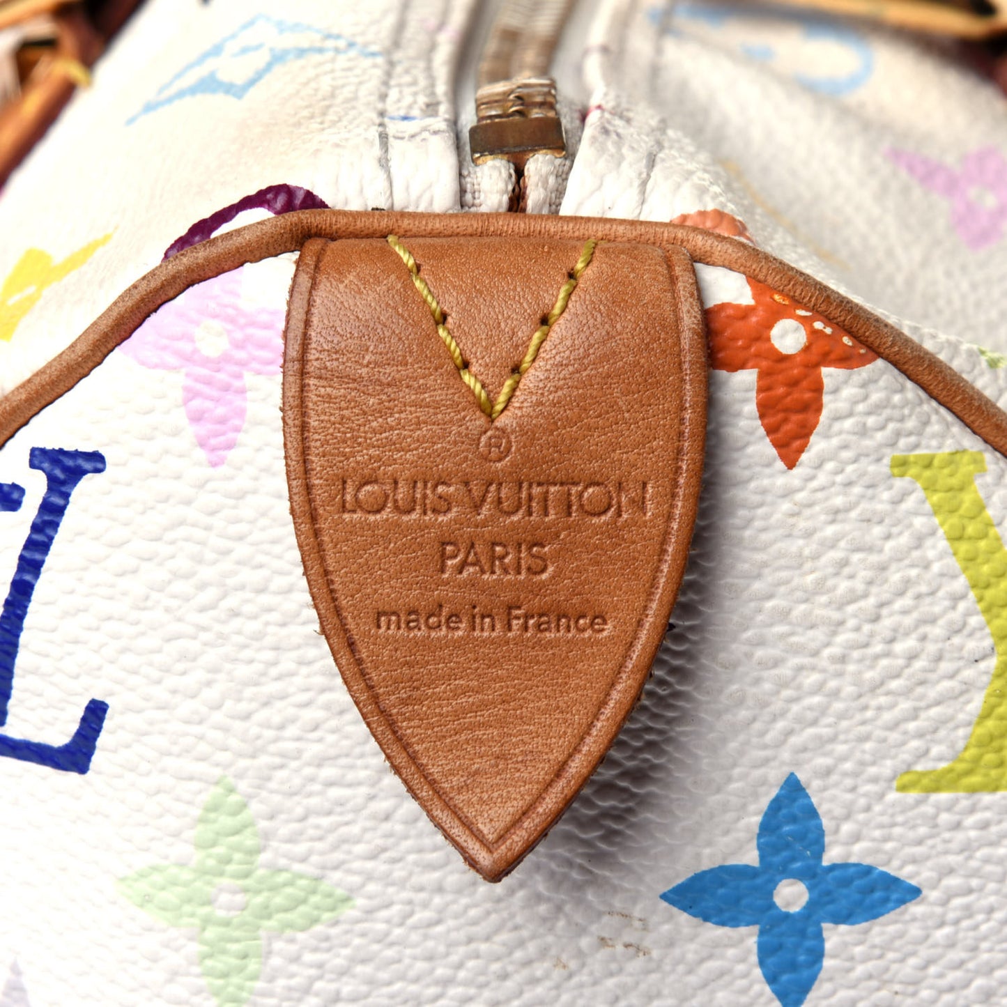 Monogram Multicolor Speedy 30 White
