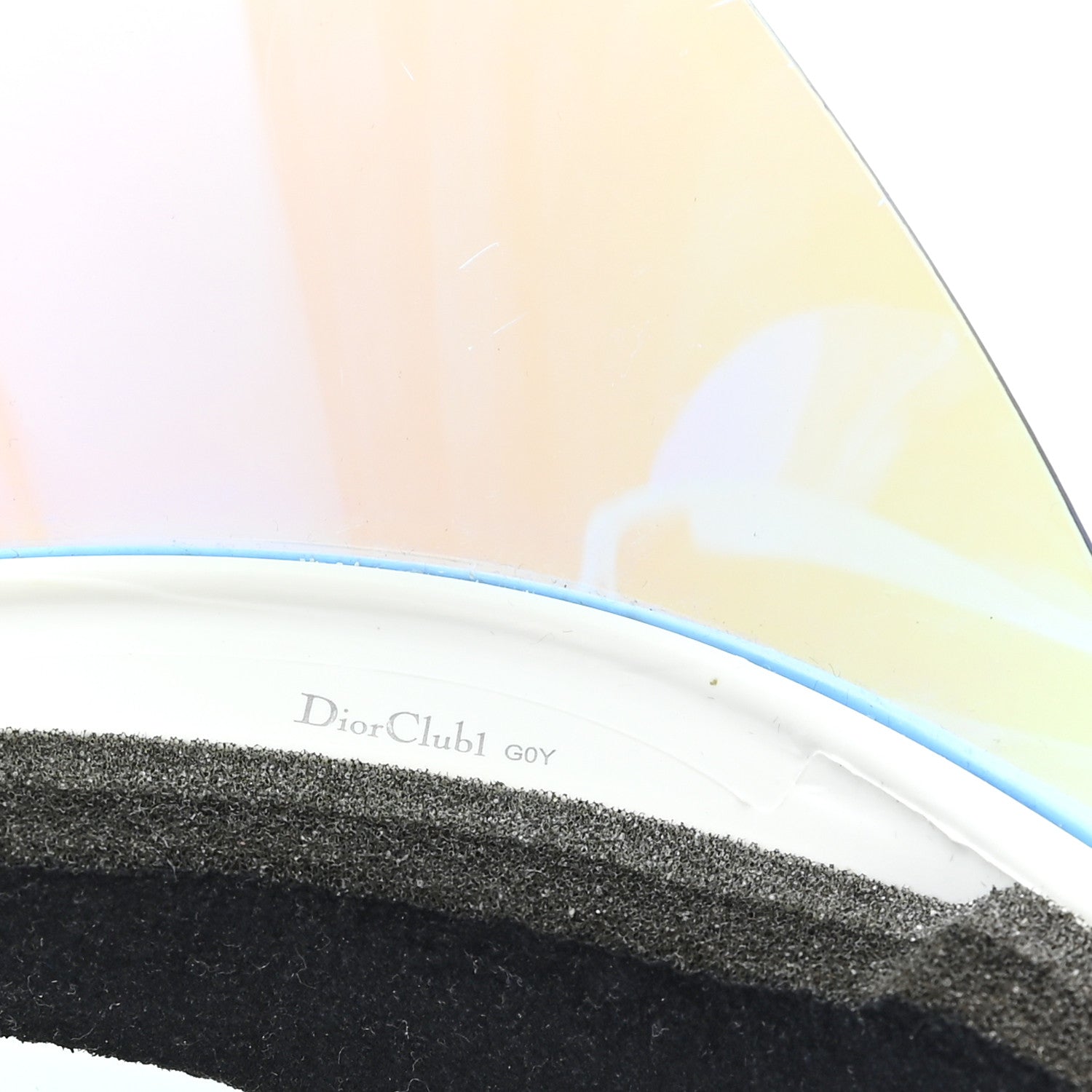 Christian Dior Mirrored DiorClub1 Sun Visor Blue 8 of 8