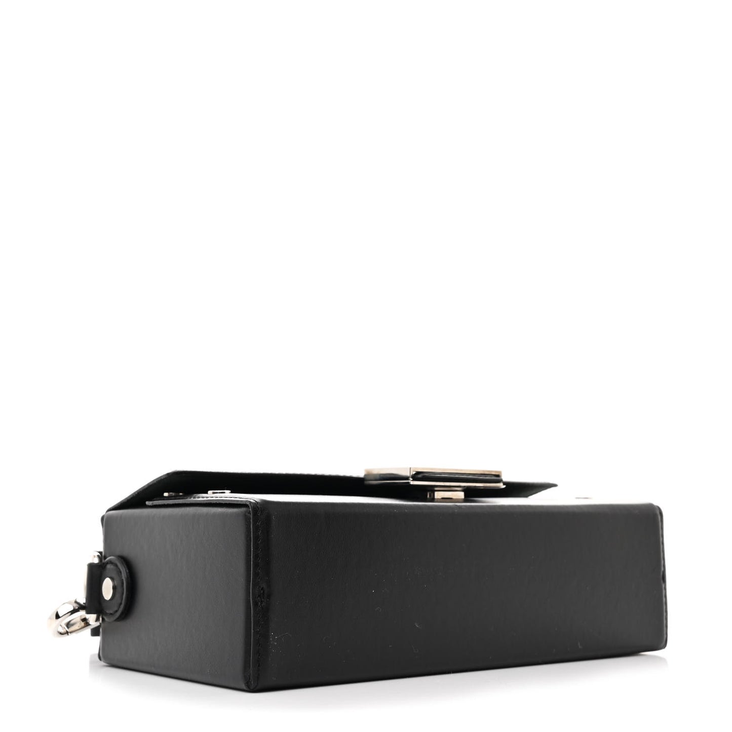 X MARC JACOBS Nappa Logo Baguette Soft Trunk Bag Black