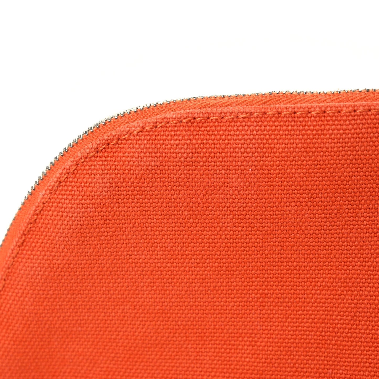 Cotton Canvas Bolide Travel Cosmetic Pouch Orange