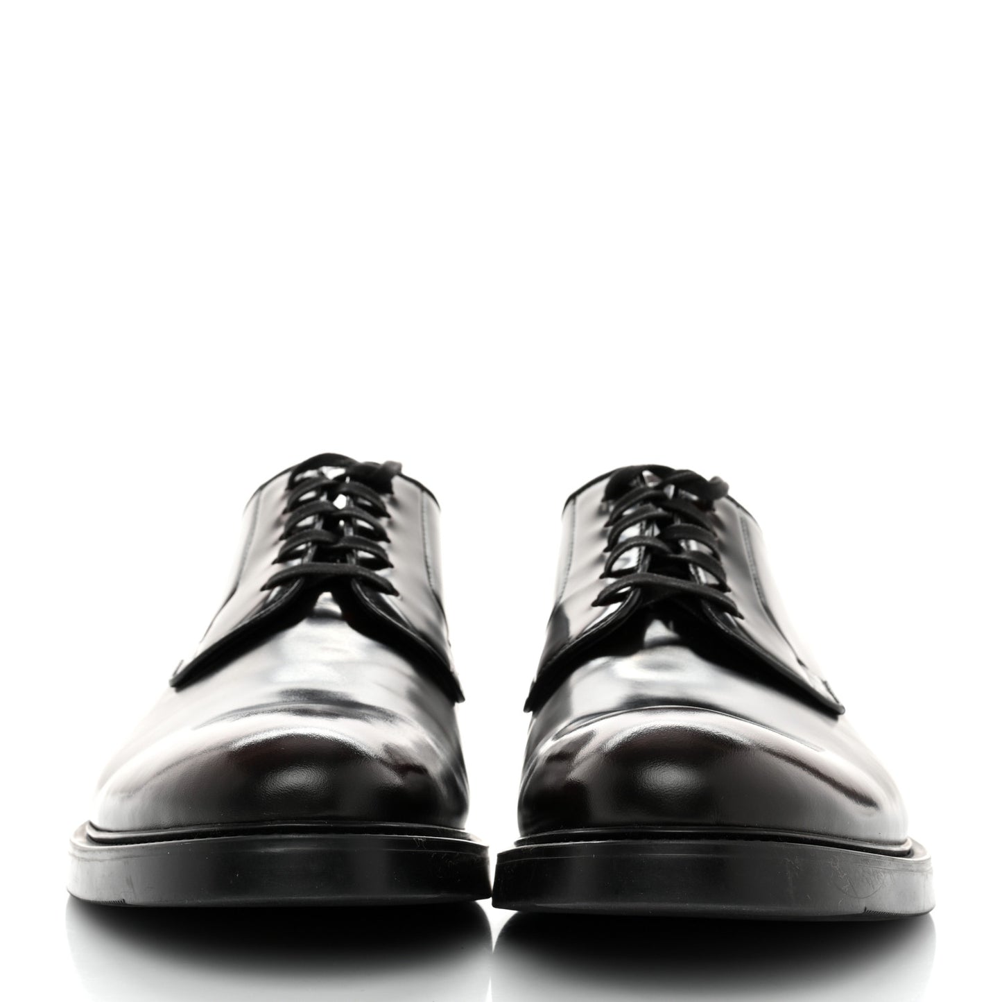Spazzolato Lace Up Oxfords 10 Bruciato Fume