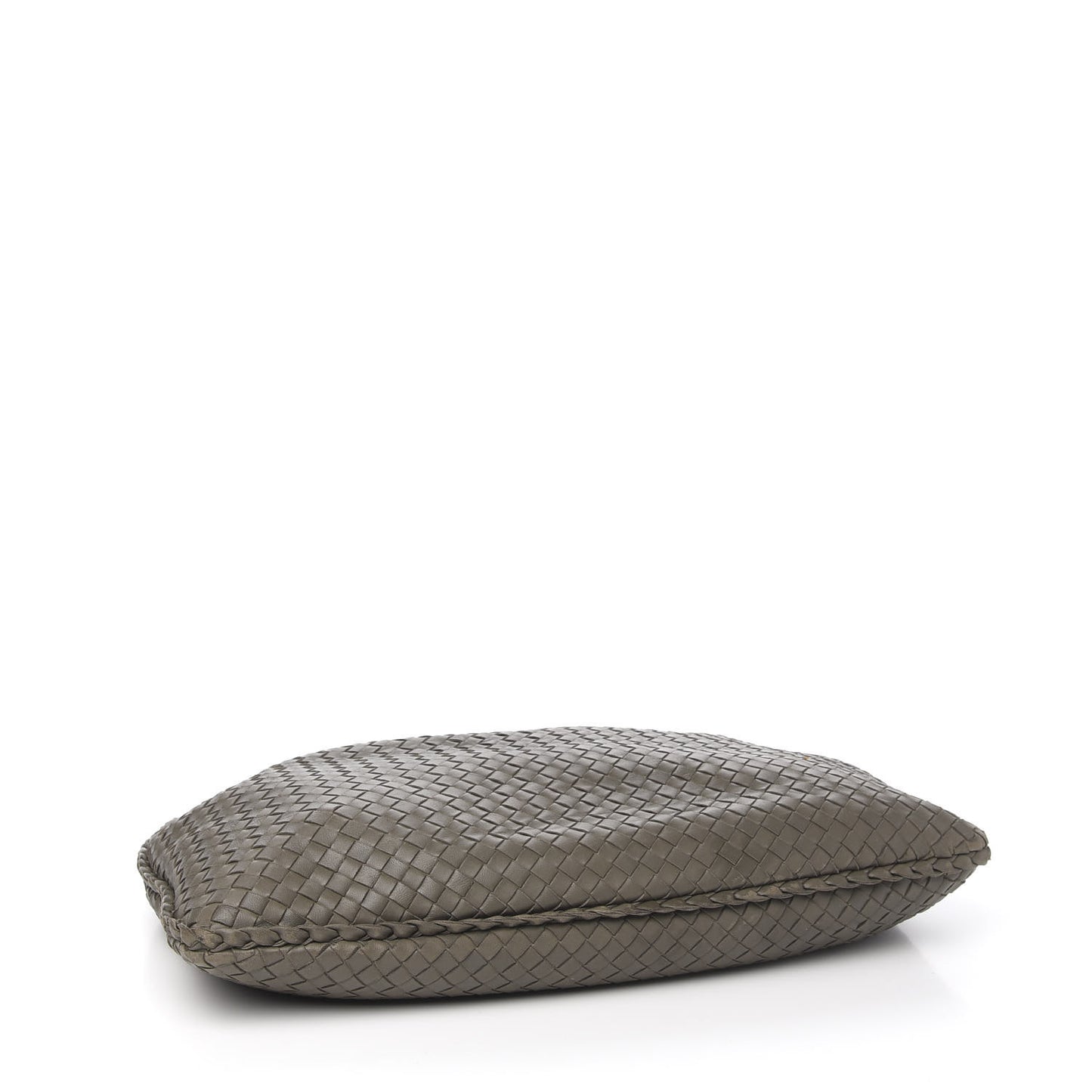 Nappa Intrecciato Large Veneta Hobo Grey
