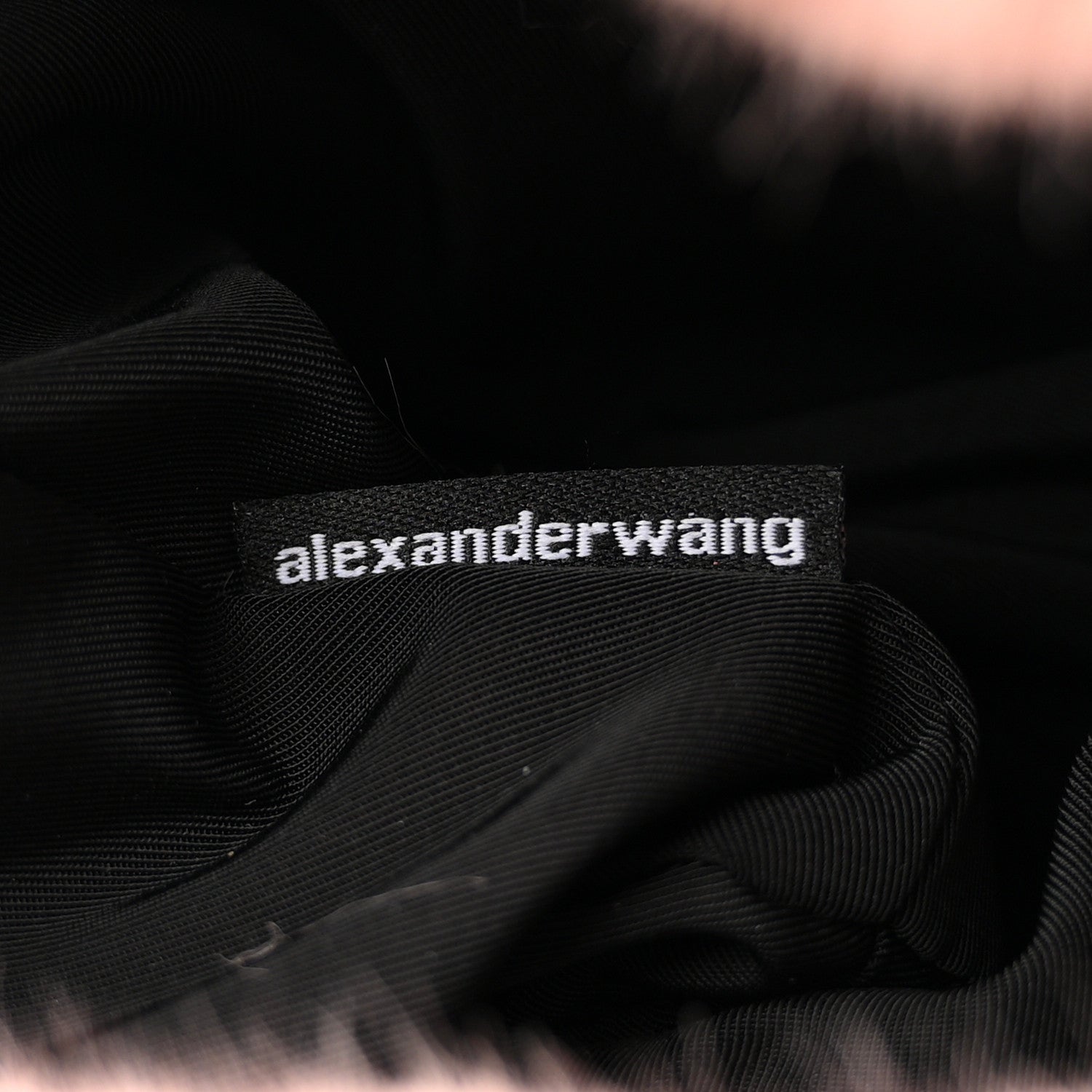 Alexander Wang Faux Fur Mini Scrunchie Bag Pink 7 of 11