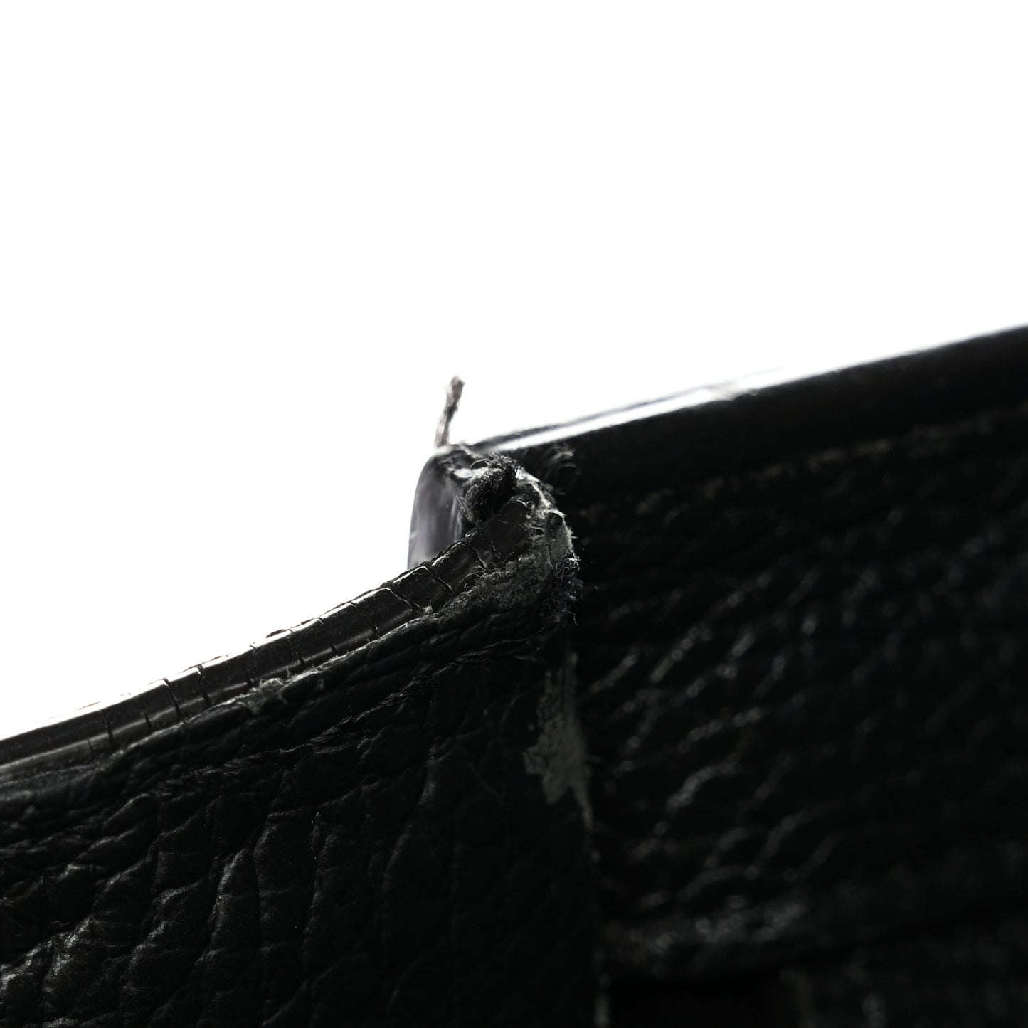 Drummed Calfskin Mini Luggage Black
