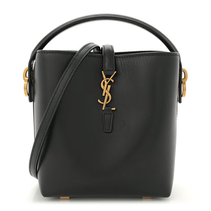 Saint Laurent Shiny Calfskin Le 37 Mini Bucket Bag Black 1 of 11