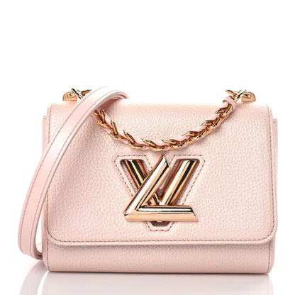 Louis Vuitton Iridescent Grained Calfskin Summer Splash Twist PM Pink 1 of 10