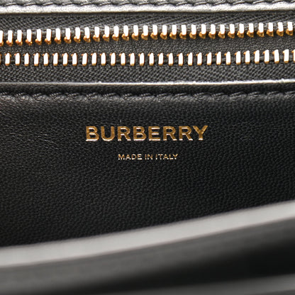 Burberry Grainy Calfskin Monogram Embossed Small TB Chain Bag Bright Red 5 of 9