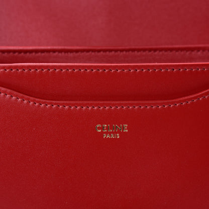 Celine Satinated Calfskin Besace Small 16 Red 9 of 11