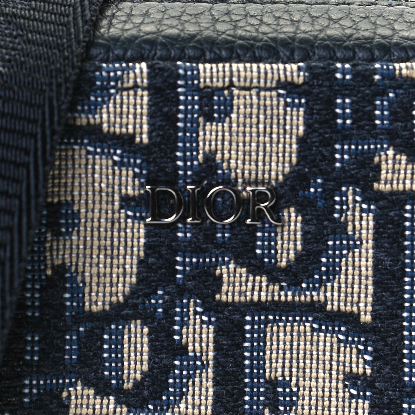 Oblique Vertical Messenger Pouch Blue