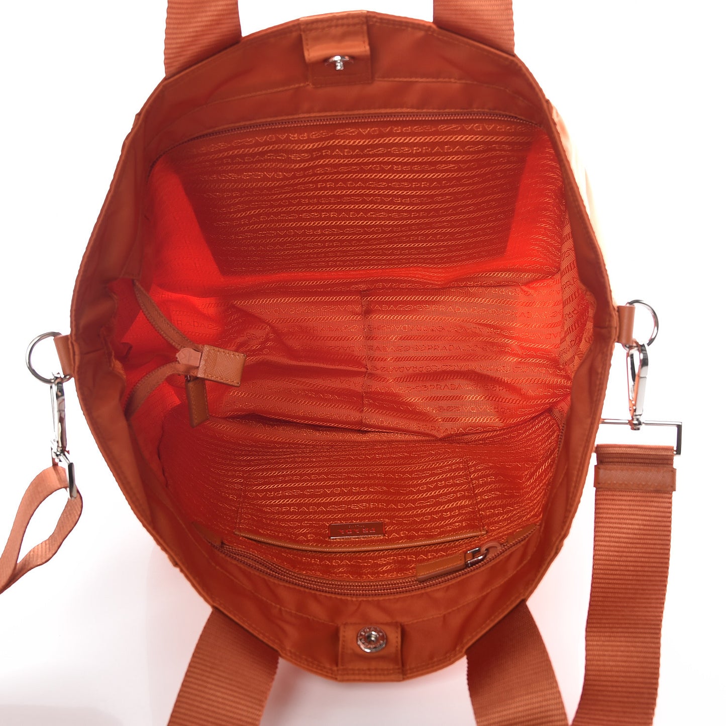 Tessuto Nylon Tote Papaya