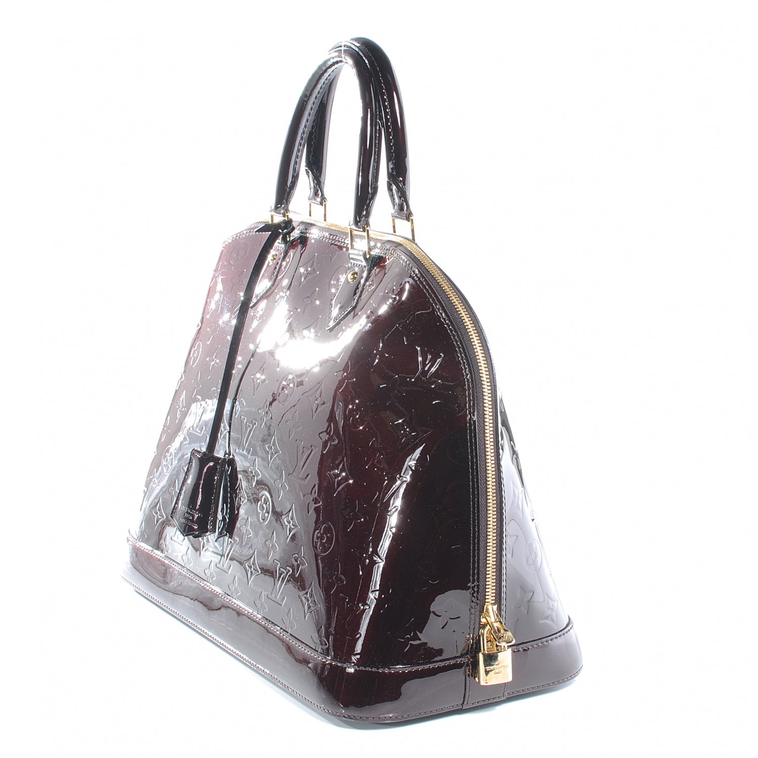 Louis Vuitton Vernis Alma GM Amarante 6 of 8