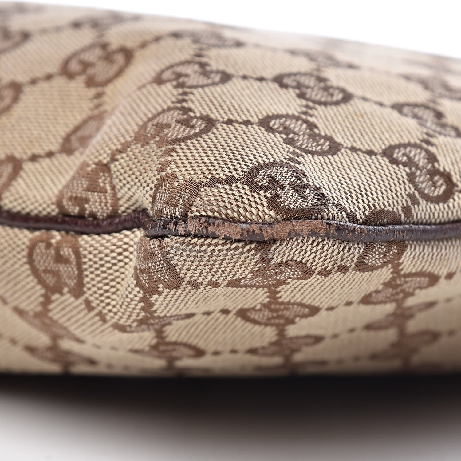 Gucci GG Supreme Monogram Medium Flat Messenger Bag Dark Brown 11 of 15