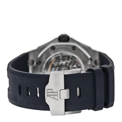 Audemars Piguet Stainless Steel Rubber 42mm Royal Oak Offshore Diver Automatic Watch Blue 15720ST.OO.A027CA.01 3 of 5