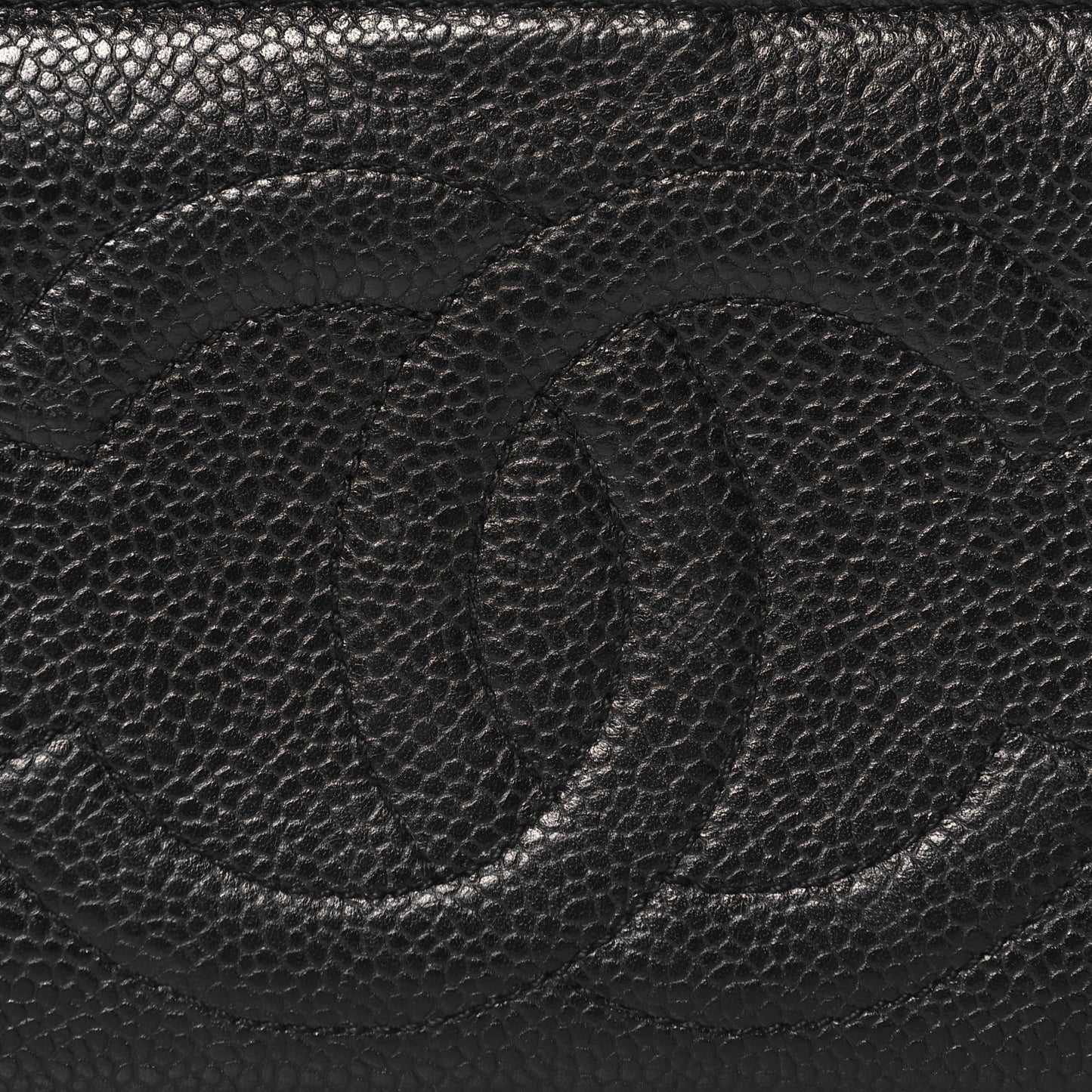 Caviar Timeless CC French Wallet Black