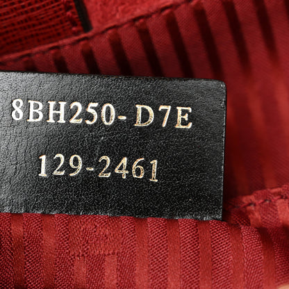 Fendi Vitello Elite Regular 2Jours Tote Rosso Scuro Ciliegia 7 of 13