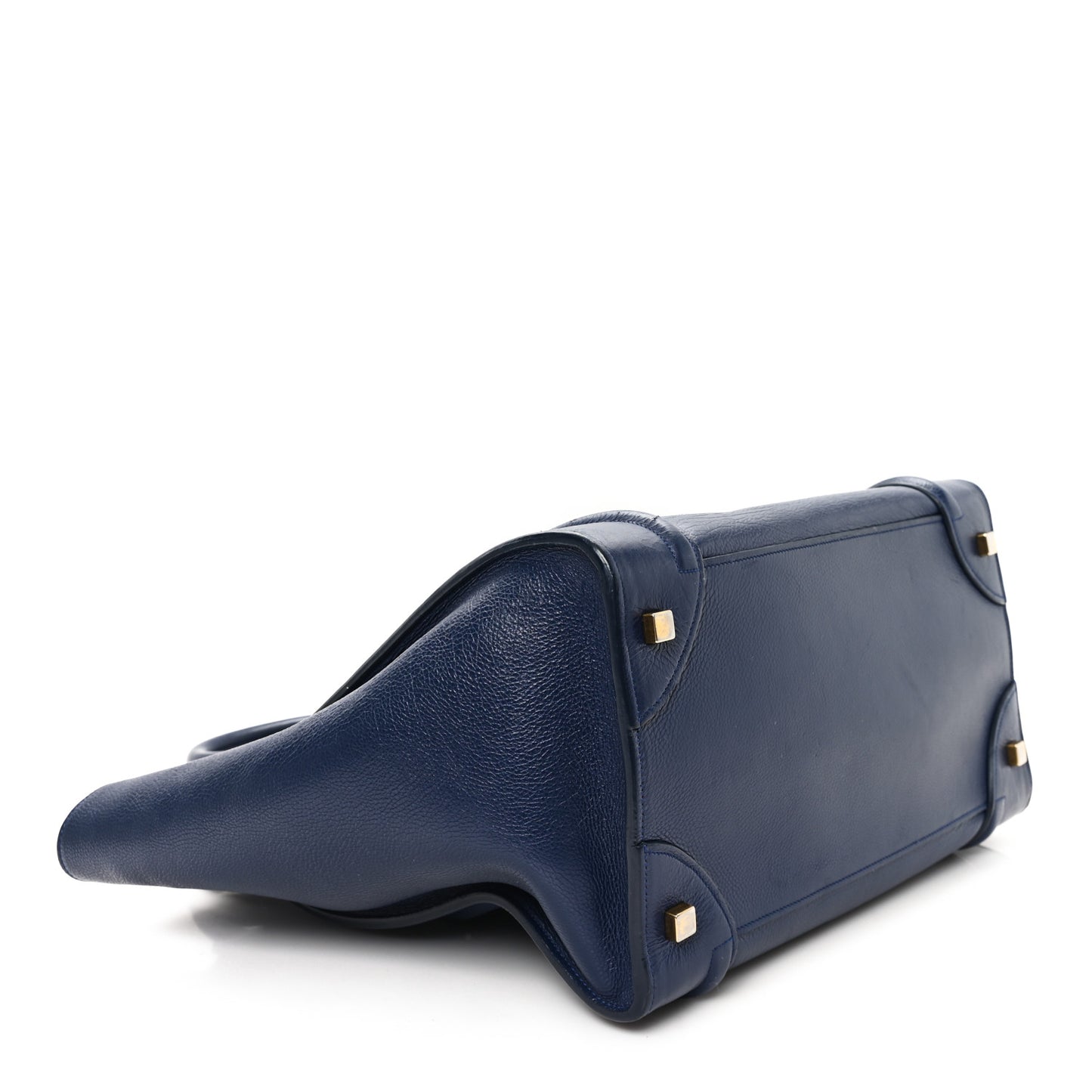 Drummed Calfskin Mini Luggage Ink