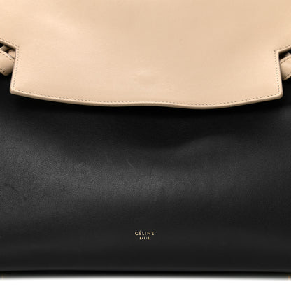 Celine Smooth Calfskin Small Bi-Color Belt Bag Black Cream 7 of 17