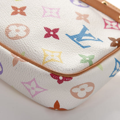Louis Vuitton Monogram Multicolor Pochette Accessories White 14 of 14