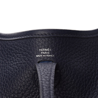Hermes Taurillon Clemence Evelyne TPM Bleu Nuit 6 of 11