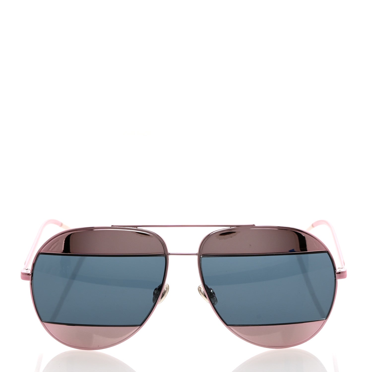 Christian Dior Metal Split 1 Aviator Sunglasses Purple 2 of 7