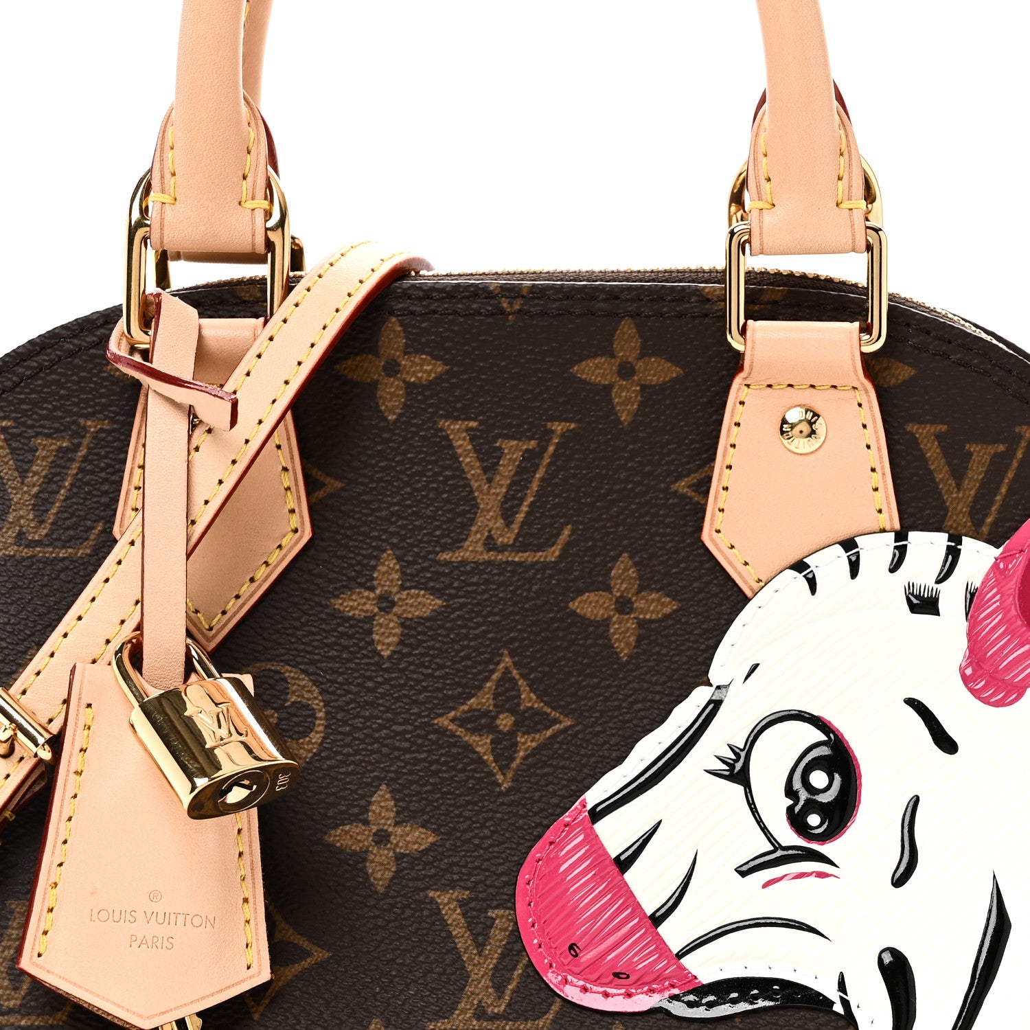 Louis Vuitton LV X Sun Yitian Monogram Zebra Alma BB 1877715