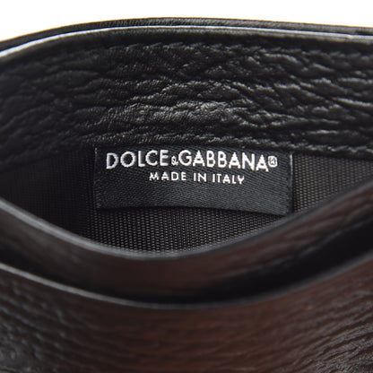 Dolce & Gabbana Vitello Logo Card Holder Black 5 of 6