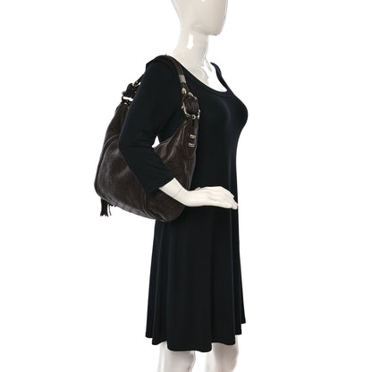 Gucci Guccissima Medium Techno Horsebit Hobo Brown 2 of 11