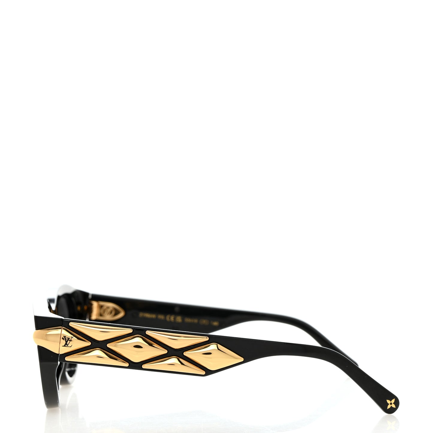Acetate LV Malletage Cat Eye Sunglasses Z1986W Black