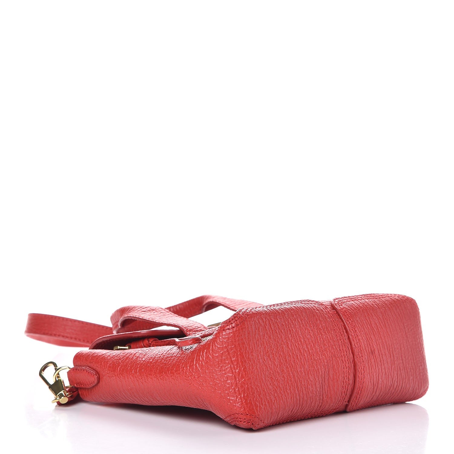 3.1 Phillip Lim 3.1 Textured Calfskin Mini Pashli Satchel Red 4 of 7