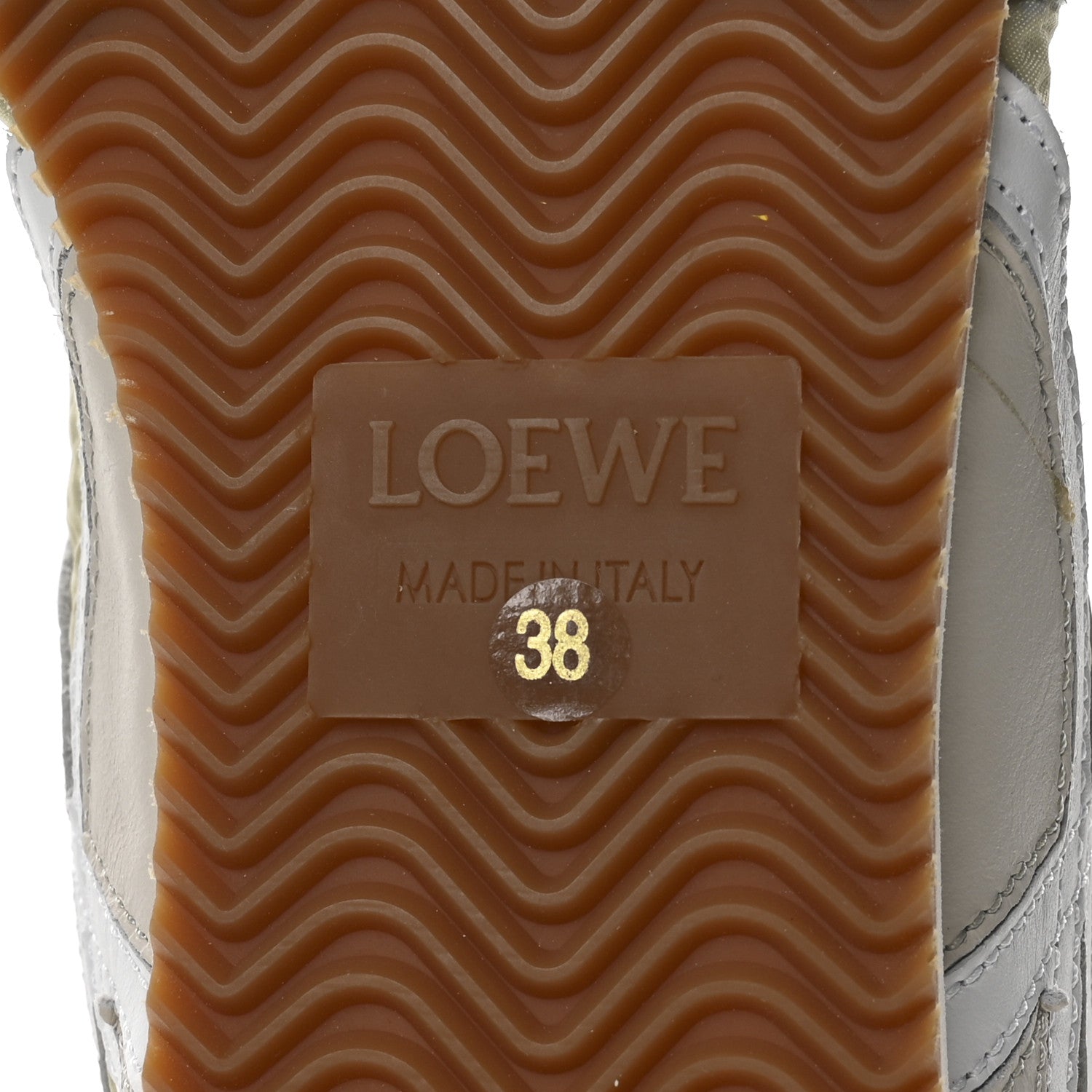 Loewe Nylon Suede Ballet Runner Sneakers 38 Lemon 7 of 8
