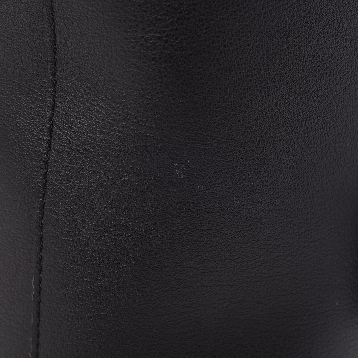 Calfskin Toy Shopping Tote Black