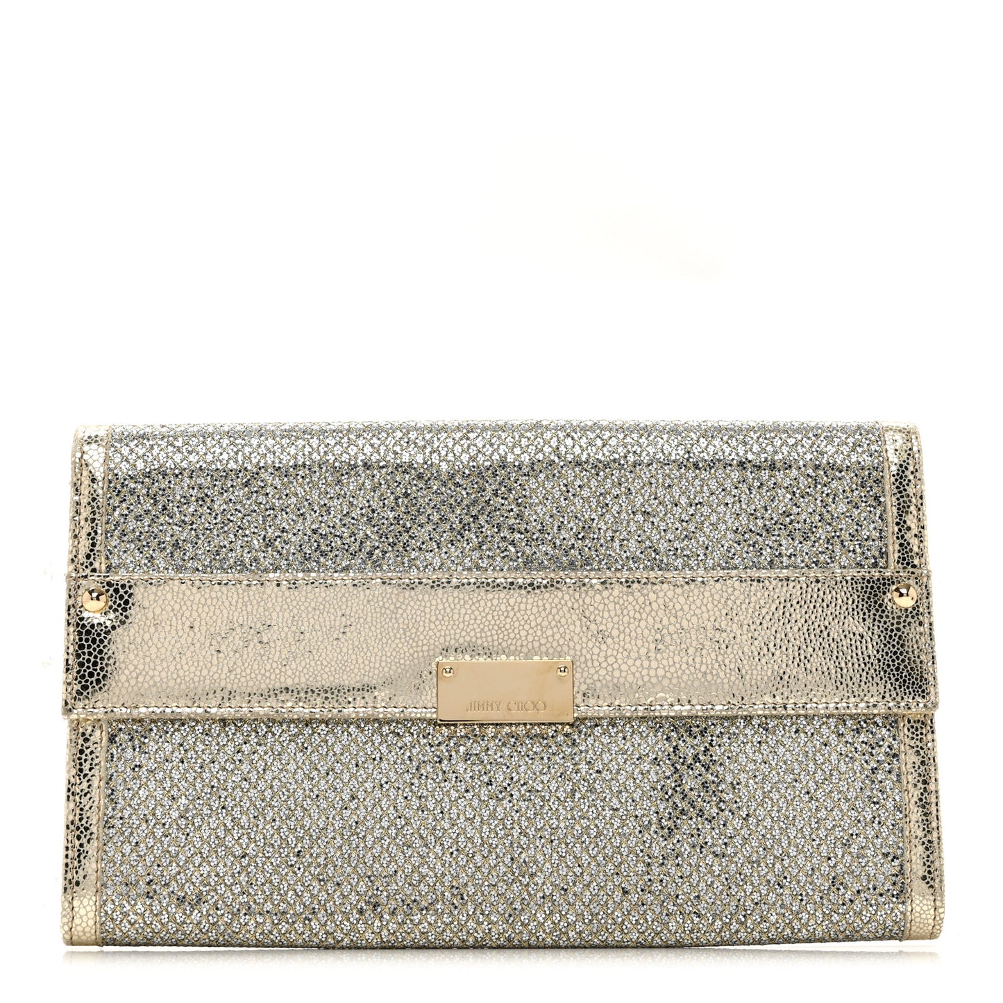 Glitter Fabric Reese Clutch Wallet Metallic