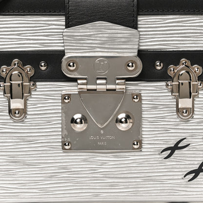 Louis Vuitton Epi Petite Malle Silver 7 of 9