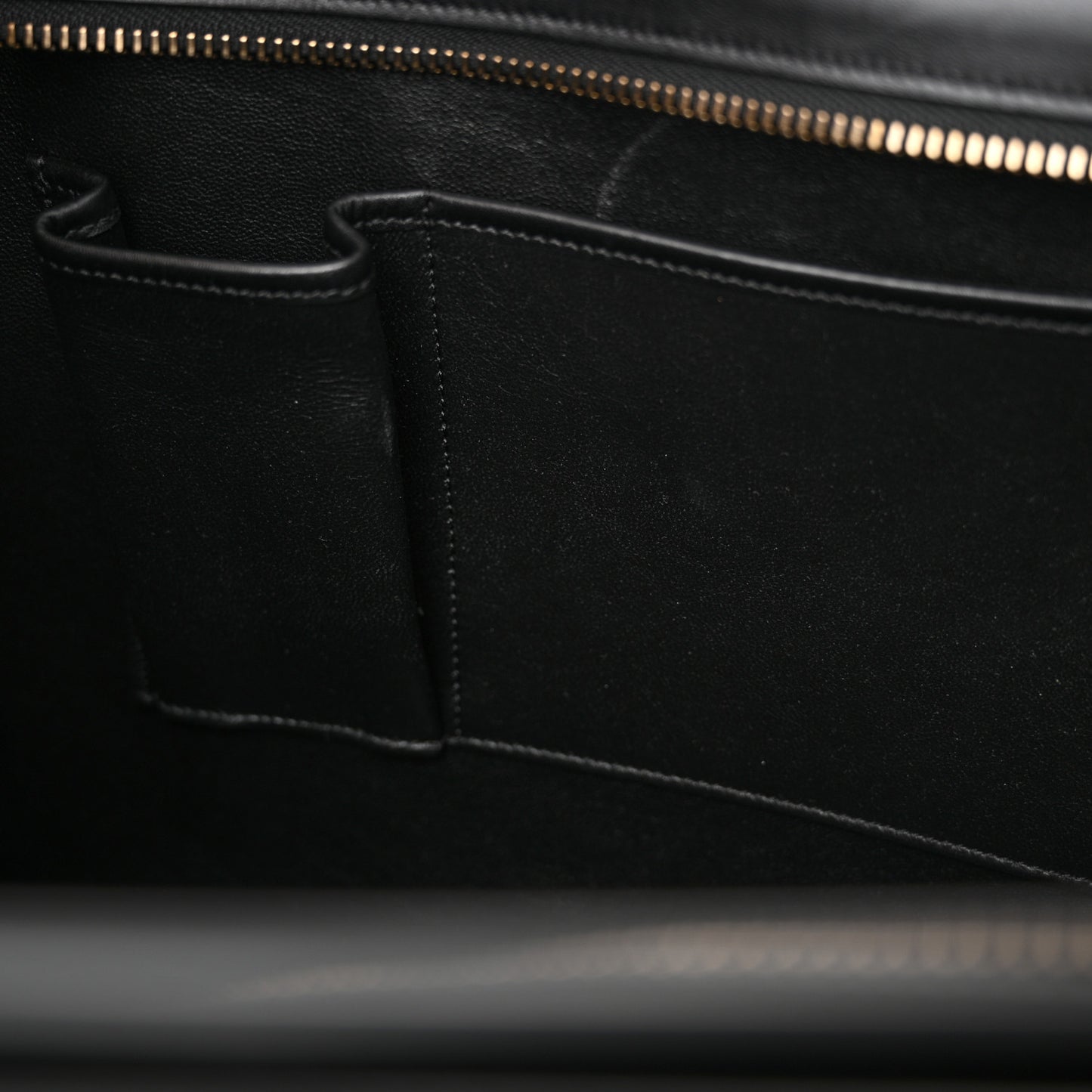 Bullhide Calfskin Nubuck Mini Bi-Color Luggage Black White