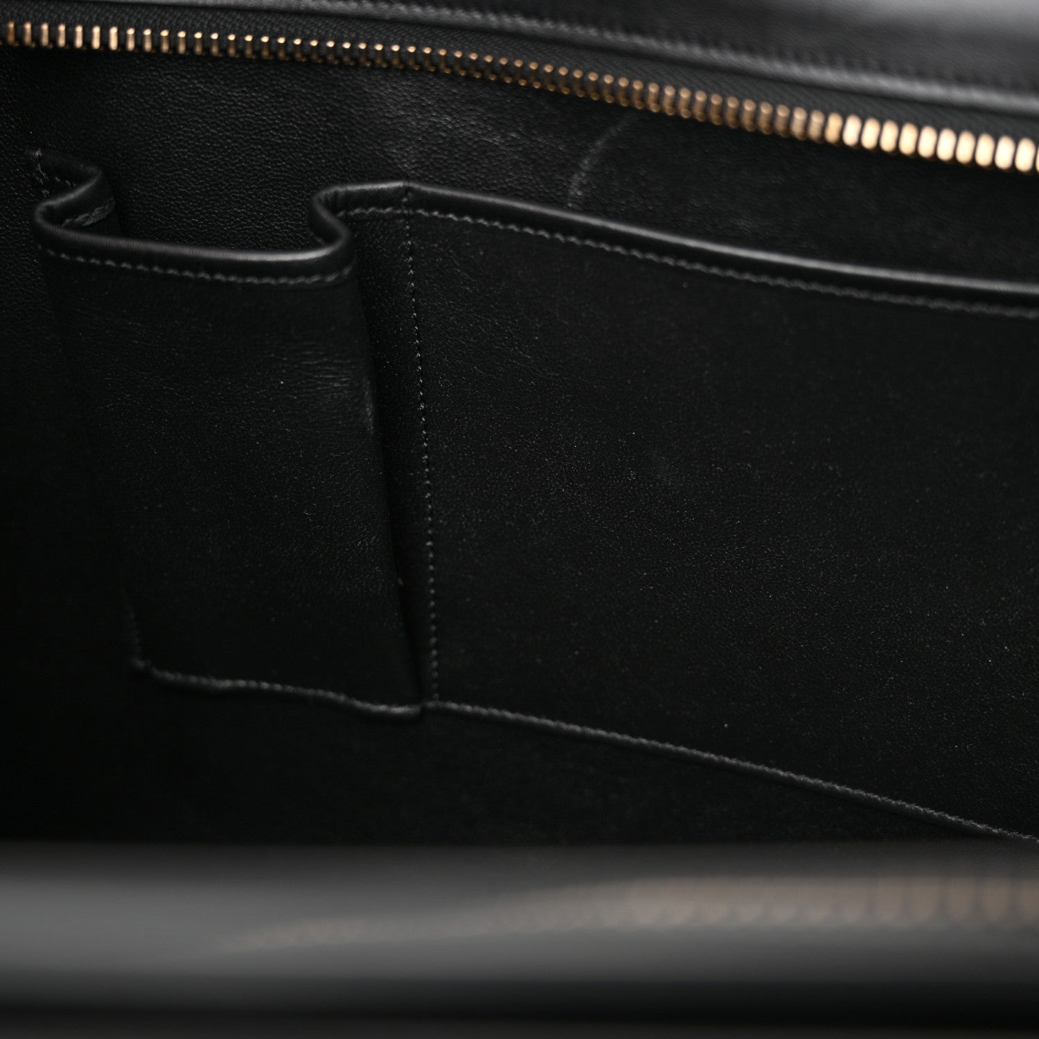 Celine Bullhide Calfskin Nubuck Mini Bi-Color Luggage Black White 12 of 17
