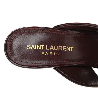 Saint Laurent Patent LouLou Mules 37 Barolo 6 of 8
