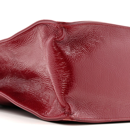 Chanel Shiny Aged Calfskin Shopping Bag Red 9 of 15