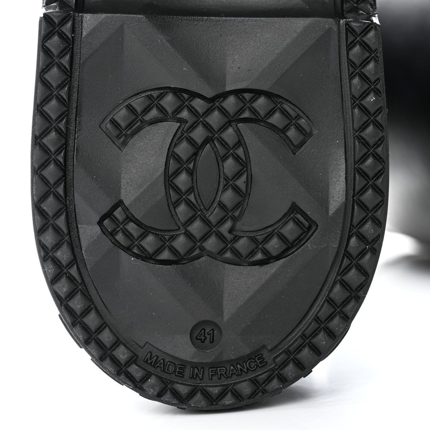 Chanel Caoutchouk CC High Boots 41 Black 8 of 8