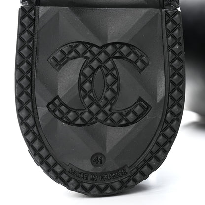 Chanel Caoutchouk CC High Boots 41 Black 8 of 8