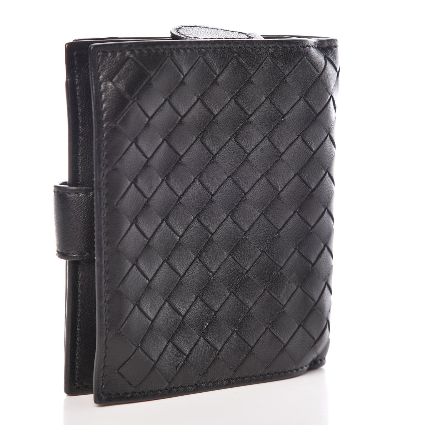Nappa Intrecciato Mini Wallet Black