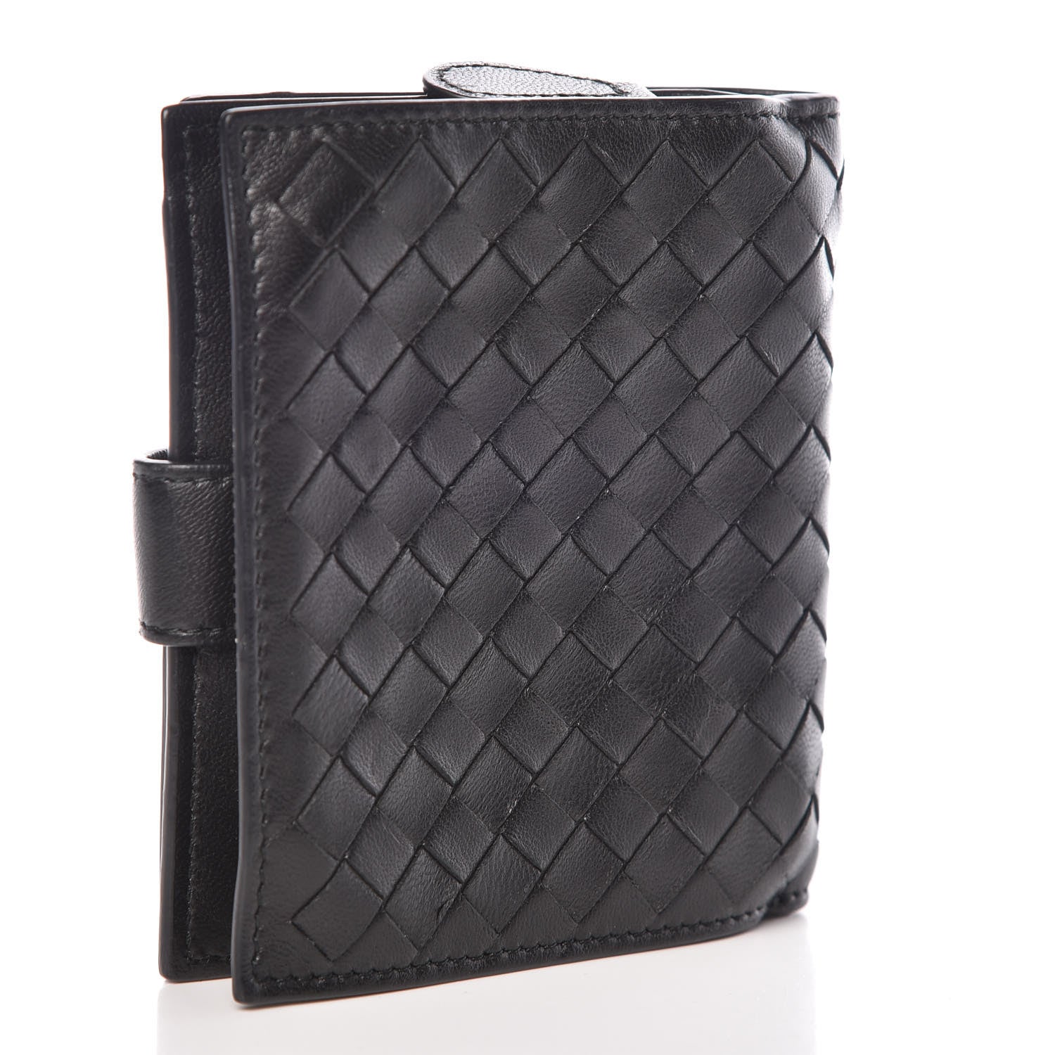 Bottega Veneta Nappa Intrecciato Mini Wallet Black 3 of 8