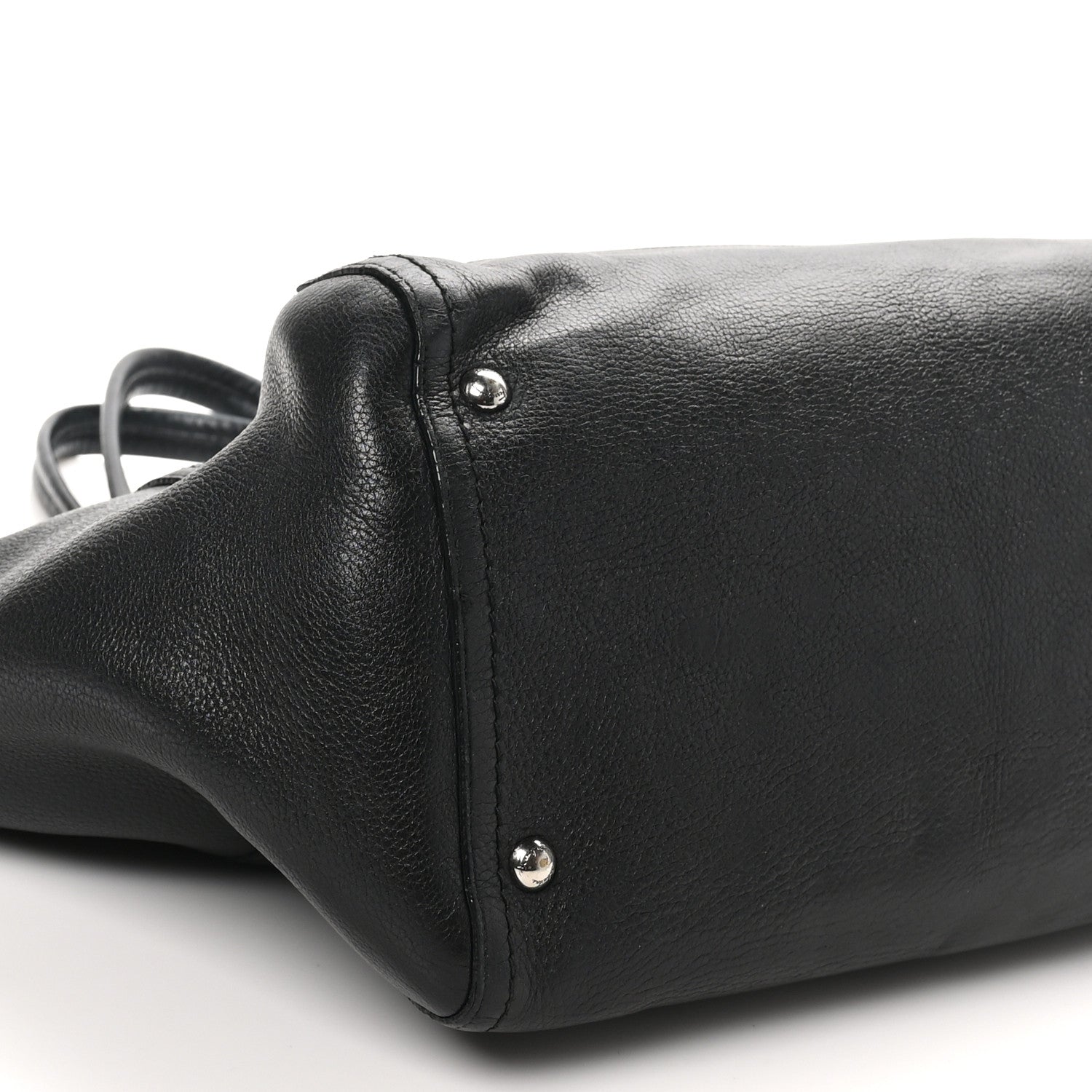 Salvatore Ferragamo Calfskin Medium Verve Double Zip Tote Black 6 of 8