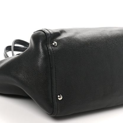 Salvatore Ferragamo Calfskin Medium Verve Double Zip Tote Black 6 of 8