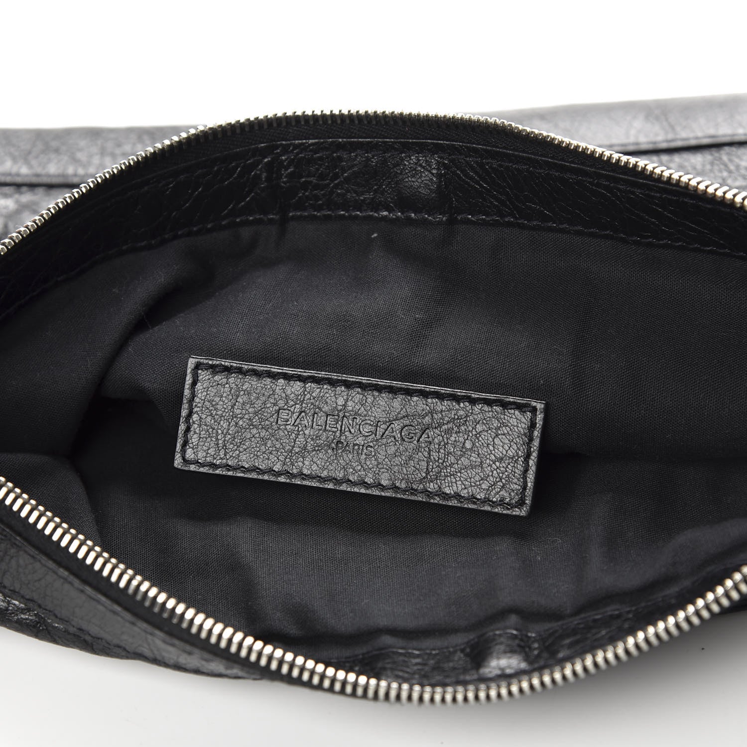 Balenciaga Agneau Arena Classic Hardware Medium Clip Black 6 of 8